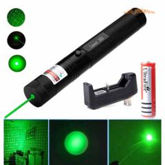 Đèn Pin Laser 303 Cao Cấp Kèm Pin Sạc 5.000mW - Đèn Chiếu Sáng Đa Chế Độ Thích Hợp Dùng Giảng Dạy, Du Lịch, Nghệ Thuật