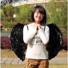 Cánh Ác Quỷ Đen Cosplay Kết Hợp Cánh Thiên Thần Trắng - Phụ Kiện Hóa Trang Độc Đáo Cho Tiệc Tùng và Lễ Hội