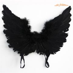 Cánh Ác Quỷ Đen Cosplay Kết Hợp Cánh Thiên Thần Trắng - Phụ Kiện Hóa Trang Độc Đáo Cho Tiệc Tùng và Lễ Hội