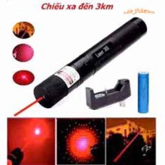 Đèn Laser YL-303 – Tia Sáng Xanh/Đỏ Siêu Sáng, Công Suất 100mW, Chiếu Xa 3km, Thích Hợp Cho Phượt Thủ và Hướng Dẫn Viên Du Lịch