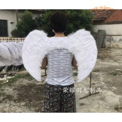 Cánh Thiên Thần Cosplay Lông Vũ Màu Trắng/Đen/Đỏ - Phụ Kiện Hóa Trang Hoàn Hảo Cho Halloween, Lễ Hội Và Biểu Diễn Nghệ Thuật