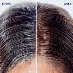 Cây Chải Nhuộm Tóc Bạc Tạm Thời Kiss USA - Chất liệu tự nhiên (Dầu Jojoba) không hại da đầu, Tông Đen/Nâu, 7g, Giải Pháp Nhanh Chóng Cho Tóc Bạc