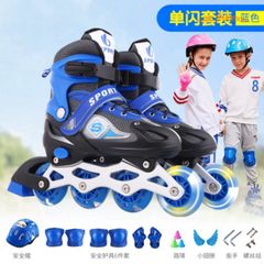 Giày Trượt Patin Phát Sáng QF Thế Hệ Mới Cho Trẻ Em và Người Lớn - Kèm 2 Thanh Cờ Lê Tháo Lốp, An Toàn, Thoải Mái, Nhiều Màu Sắc