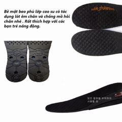 Bộ 2 Miếng Lót Giày Tăng Chiều Cao Đệm Khí Linh Hoạt (3cm-6cm) - Giải Pháp Thoải Mái Cho Nam Nữ | Giày Cao Bồi Vun Vỡ Tự Tin