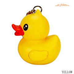 Móc Khoá Dễ Thương Hình Chú Vịt Vàng Phát Sáng Có Nhạc - Móc Khóa LED Ngộ Nghĩnh Chất Liệu Bền Bỉ Cho Trẻ Em