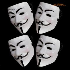Mặt Nạ V for Vendetta - Phụ Kiện Halloween Độc Đáo, Thời Trang Cosplay Chất Lượng Cao, Gợi Nhớ Bộ Phim Nổi Tiếng