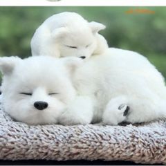 Thú Bông Mèo Vằn Vàng Đôi Mẹ Con Ngủ Nghỉ - Giải Pháp Lọc Không Khí, Khử Mùi Khuyến Mãi Tốt Nhất Cho Ô Tô và Không Gian Sống