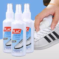 Chai Xịt Tẩy Vết Ố Giày Plac - Giải Pháp Sạch Lê Đẹp Giày Đế Trắng, Tái Tạo Vẻ Sáng Bóng Chất Liệu An Toàn
