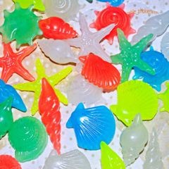 Gói 20 viên Sỏi Dạ Quang Sinh Vật Biển - Trang Trí Bể Cá, Thác Nước, Phụ Kiện Vỏ Ốc Sao, Tạo Điểm Nhấn Độc Đáo