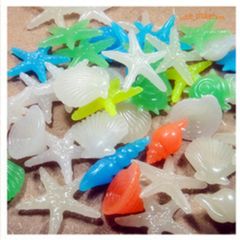 Gói 20 viên Sỏi Dạ Quang Sinh Vật Biển - Trang Trí Bể Cá, Thác Nước, Phụ Kiện Vỏ Ốc Sao, Tạo Điểm Nhấn Độc Đáo