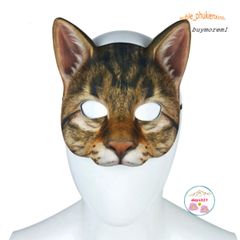 Mặt Nạ Hóa Trang Cáo Nửa Mặt Halloween - Phụ Kiện Độc Đáo Cho Bữa Tiệc Hóa Trang, Tháng 10 Ấn Tượng