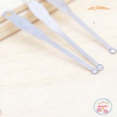Cây Lấy Ráy Tai Inox 100% Thép Không Gỉ - Dụng Cụ Vệ Sinh Tiện Dụng, An Toàn Cho Gia Đình, Dễ Dàng Mang Theo
