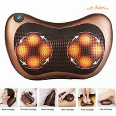 Gối Massage Hồng Ngoại Đa Chức Năng 8 Bi - Giảm Đau Cổ, Vai, Gáy, Sưởi Ấm - Thư Giãn Tại Nhà, Bảo Hành 36 Tháng