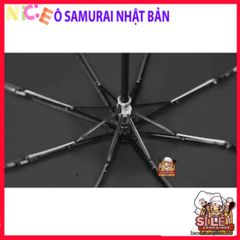 Ô Dù Samurai Nhật Bản Cán Dài - Phong Cách Sang Trọng Cho Nam Nữ, Thiết Kế Độc Đáo Và Tiện Lợi, Thích Hợp Mọi Dịp