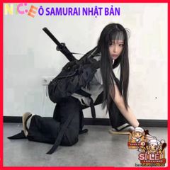 Ô Dù Samurai Nhật Bản Cán Dài - Phong Cách Sang Trọng Cho Nam Nữ, Thiết Kế Độc Đáo Và Tiện Lợi, Thích Hợp Mọi Dịp