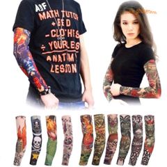 Bao Tay Nghệ Thuật Hình Xăm Tạm Thời 3D Chống Nắng UV Dành Cho Nam Nữ - Phong Cách Cá Tính Cho Mọi Hoạt Động Ngoài Trời