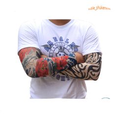 Bao Tay Nghệ Thuật Hình Xăm Tạm Thời 3D Chống Nắng UV Dành Cho Nam Nữ - Phong Cách Cá Tính Cho Mọi Hoạt Động Ngoài Trời