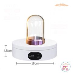 Đế Xoay 360 Độ Trưng Bày Sản Phẩm - Đế Chụp Ảnh Tại Nhà Cung Cấp 2 Màu Đen Trắng, Tiện Lợi Cho Quay Video Chuyên Nghiệp