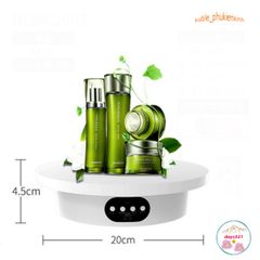 Đế Xoay 360 Độ Trưng Bày Sản Phẩm - Đế Chụp Ảnh Tại Nhà Cung Cấp 2 Màu Đen Trắng, Tiện Lợi Cho Quay Video Chuyên Nghiệp