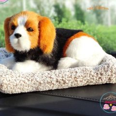 Thú Bông Hút Mùi Than Hoạt Tính Hình Chó Mèo - Đồ Trang Trí Ô Tô và Bàn Làm Việc Dễ Thương, Khử Mùi Hiệu Quả