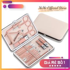 Bộ bấm móng tay 18 chi tiết - Thiết kế gọn nhẹ, tiện dụng, tự làm đẹp tại nhà, an toàn vệ sinh cho đôi tay sạch sẽ.