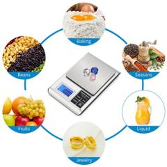Cân Điện Tử Tiểu Ly Bỏ Túi 5KW - Cân Chính Xác 0.1G Đến 3KG, Chức Năng Trừ Bì, Đơn Vị Đo Đa Dạng, Thiết Kế Sang Trọng