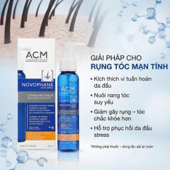 Xịt Chống Hói Novophane ACM 100ml - Giải Pháp Chống Rụng Tóc, Kích Mọc Tóc Dày Khỏe, Cho Da Đầu