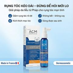 Xịt Chống Hói Novophane ACM 100ml - Giải Pháp Chống Rụng Tóc, Kích Mọc Tóc Dày Khỏe, Cho Da Đầu