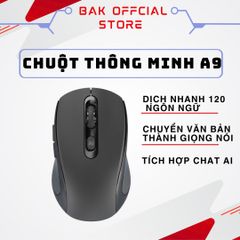Chuột Thông Minh AI Điều Khiển Giọng Nói - Phiên Dịch 120 Ngôn Ngữ, Kết Nối Bluetooth, Thiết Kế Tiện Dụng BAK