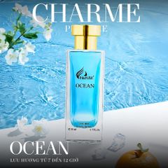 Nước Hoa Nam Charme Ocean 50ML - Hương Thơm Tươi Mát Biển Cả, Quyến Rũ, Nam Tính - Eau De Parfum Lưu Hương Lâu