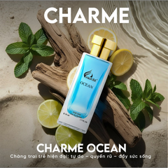 Nước Hoa Nam Charme Ocean 50ML - Hương Thơm Tươi Mát Biển Cả, Quyến Rũ, Nam Tính - Eau De Parfum Lưu Hương Lâu