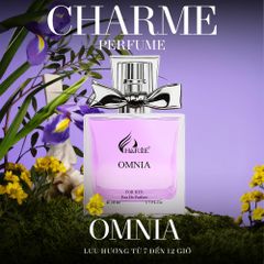 Nước hoa Charme OMNIA 50ML - Hương thơm nữ tính quyến rũ, Floral Fruity phong cách sang trọng, lưu hương lâu, quà tặng hoàn hảo cho phái đẹp