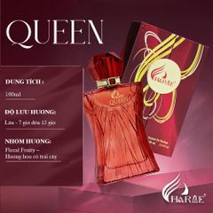 Nước Hoa Nữ Charme QUEEN 100ML - Hương Hoa Cỏ Trái Cây Sang Trọng, Quyến Rũ, Độc Đáo, Duy Trì Lưu Hương Lâu 7-12 Giờ