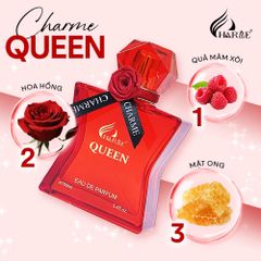 Nước Hoa Nữ Charme QUEEN 100ML - Hương Hoa Cỏ Trái Cây Sang Trọng, Quyến Rũ, Độc Đáo, Duy Trì Lưu Hương Lâu 7-12 Giờ