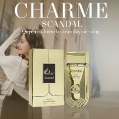 Nước Hoa Nữ Charme SCANDAL 100ML - Hương Hoa Cỏ Phương Đông Quyến Rũ Bí Ẩn, Phong Cách Hiện Đại, Sexy, Sang Trọng