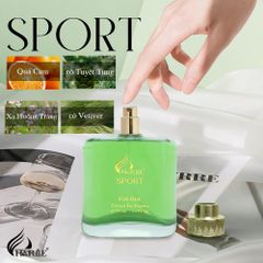 Nước Hoa Charme SPORT 100ML - Hương Gỗ Cay Nồng Nam Tính, Tươi Mát Dành Cho Người Yêu Thể Thao, Lịch Lãm, Đầy Năng Lượng