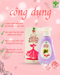 [MUA 1 TẶNG 1] Dung Dịch Vệ Sinh ROSE GARDEN MỘC AN 150ml - Chiết Xuất Lá Trầu Không, Nha Đam, Tía Tô, Bạc Hà - Ngăn Ngừa Viêm Nhiễm, Kháng Khuẩn