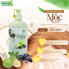 [ MUA 2 TẶNG 1 KHĂN TẮM ] Bộ Dầu Gội Cao Cấp MỘC AN 500ml - Chiết Xuất Dầu Bưởi, Bồ Kết, Hương Nhu, Dâu Tằm - Giúp Tóc Khỏe Mềm Tự Nhiên.