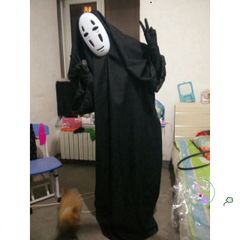 Bộ Hóa Trang Vô Diện Cosplay Halloween - Áo Choàng, Mặt Nạ & Găng Tay Đen Cho Trẻ Em và Người Lớn, Mã VFDR54
