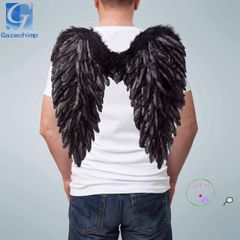 Cánh Thiên Thần Halloween Lông Vũ 3D Đáng Yêu - Phụ Kiện Cosplay Độc Đáo Cho Tiệc Hóa Trang & Biểu Diễn