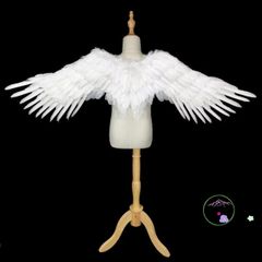 Cánh Thiên Thần và Quỷ Đen Gập Gọn - Phụ Kiện Cosplay Đa Năng Unisex Chất Lượng Cao Cho Halloween và Biểu Diễn Sân Khấu