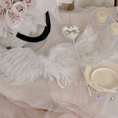 Bộ Trang Phục Cánh Thiên Thần 3 Món - Phụ Kiện Hoá Trang Đẹp Dành Cho Trẻ Em Nhân Dịp Halloween