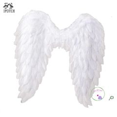 Cánh Thiên Thần Lông Vũ Cosplay - Phụ Kiện Halloween Độc Đáo Với Dây Đeo Thun Cho Bữa Tiệc Tematik, Thời Trang và Đáng Yêu
