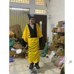 Bộ đồ hóa trang thầy pháp bắt ma - Trang phục cosplay pháp sư, cương thi, Vô Diện cho trẻ em và người lớn - Thời trang Halloween
