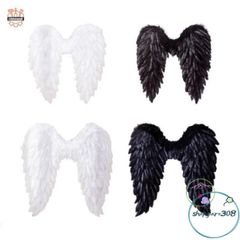 Cánh Thiên Thần Lông Vũ Cho Trẻ Em - Phụ Kiện Hóa Trang Halloween Tuyệt Đẹp Với Dây Đàn Hồi, Thích Hợp Cho Lễ Hội và Cosplay
