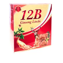 Viên Uống 12B Ginseng Linzhi Tăng Cường Sức Khỏe, Bổ Sung Vitamin và Khoáng Chất - Hộp 100 Viên Vinaphar