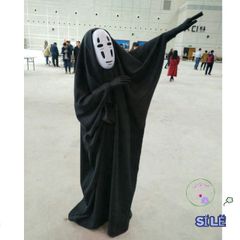 Bộ Đồ Giả Trang Vô Diện - Áo Choàng Đen, Mặt Nạ Ma Quái & Găng Tay - Thời Trang Cosplay Cho Trẻ Em & Người Lớn
