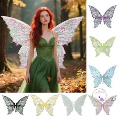 Cánh Thiên Thần Lấp Lánh WAY2TOP - Trang Phục Cosplay Công Chúa Dễ Thương Cho Bé Gái, Chất Liệu Organza Cao Cấp, Nhiều Màu Sắc