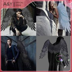 Cánh Thiên Thần Ma Quái Halloween - Đạo Cụ Cosplay cho Người Lớn và Trẻ Em, Thú Vị và Tiện Lợi cho Lễ Hội