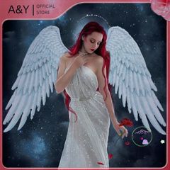 Cánh Thiên Thần Ma Quái Halloween - Đạo Cụ Cosplay cho Người Lớn và Trẻ Em, Thú Vị và Tiện Lợi cho Lễ Hội